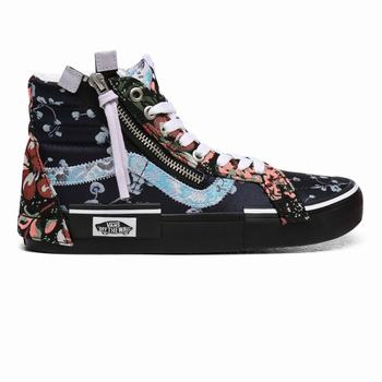 Damske Kotnikove Tenisky Vans Florals Sk8-Hi Reissue CAP Čierne VA15RPXYQ